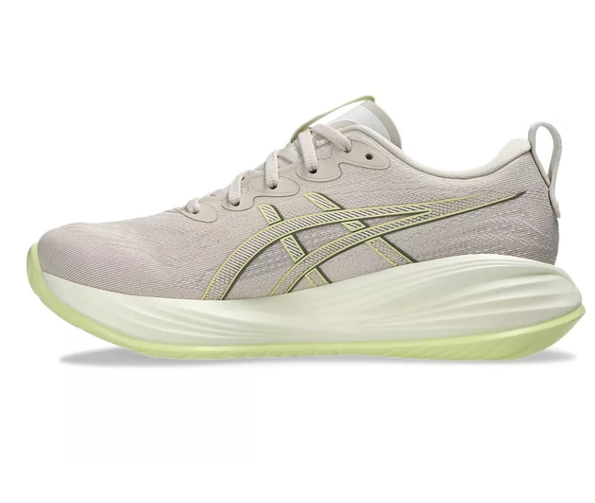 Asics Womens Gel Cumulus 27 - Mineral Beige/Huddle Yellow - Neutral - SS25