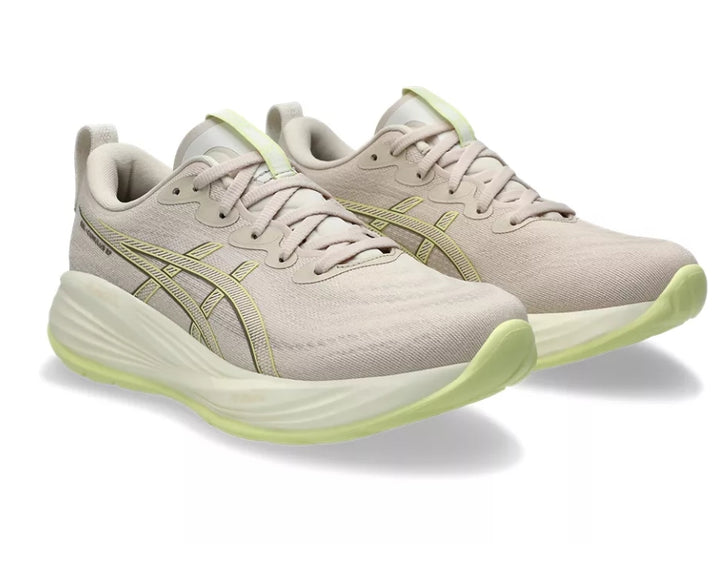 Asics Womens Gel Cumulus 27 - Mineral Beige/Huddle Yellow - Neutral - SS25