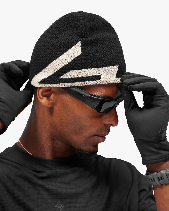 247 Represent Waffle Beanie - Jet Black - AW26