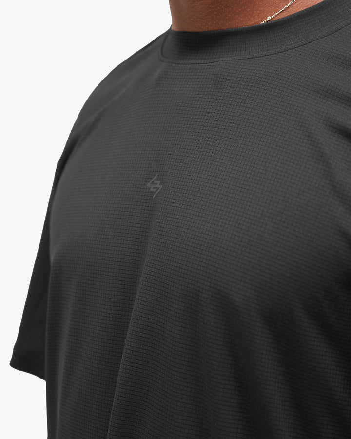 247 Represent Mens Power Dry Tee - Jet Black - AW26