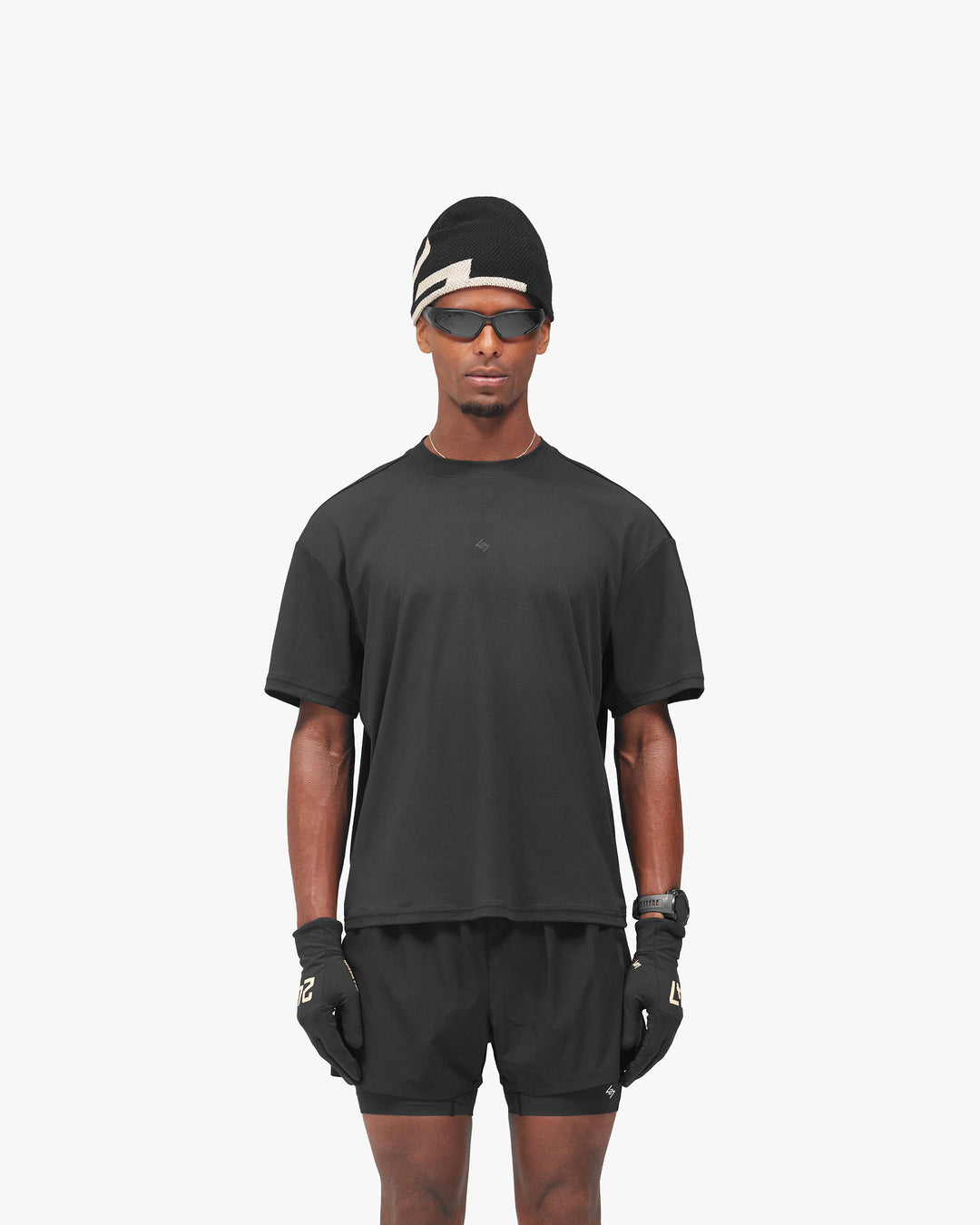 247 Represent Mens Power Dry Tee - Jet Black - AW26