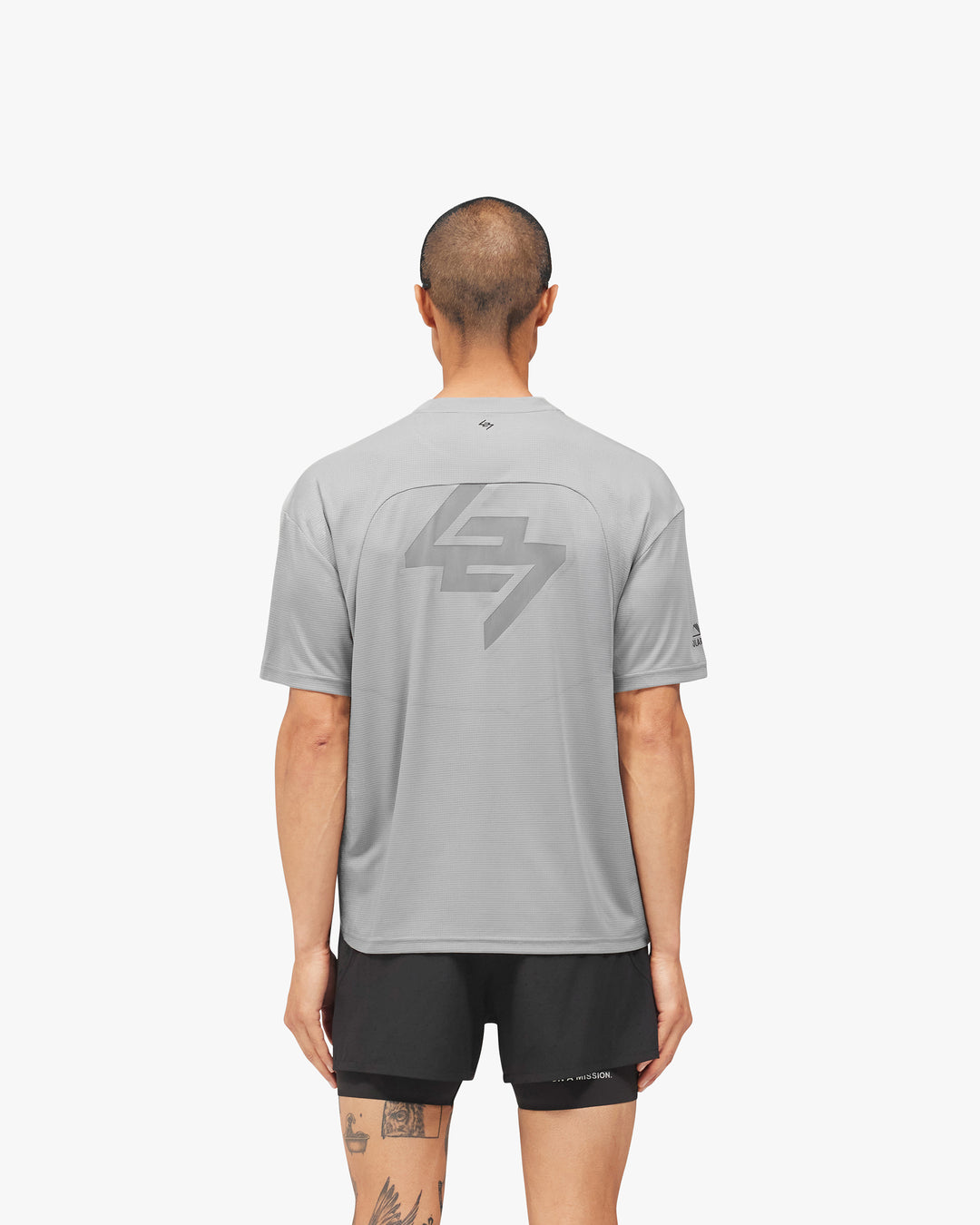 247 Represent Mens Power Dry Tee - Ash Grey - AW26