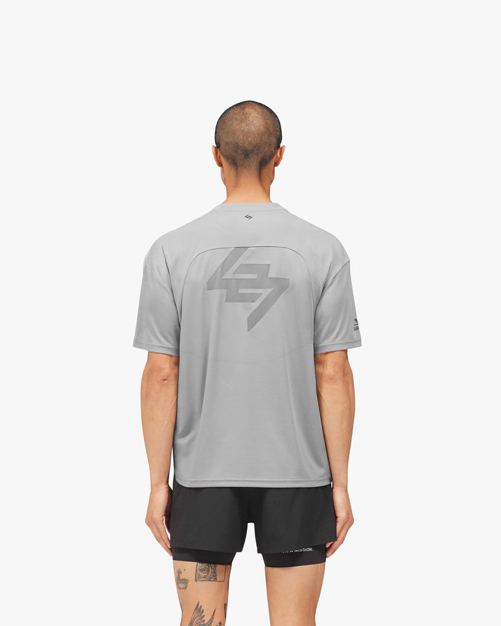 247 Represent Mens Power Dry Tee - Ash Grey - AW26