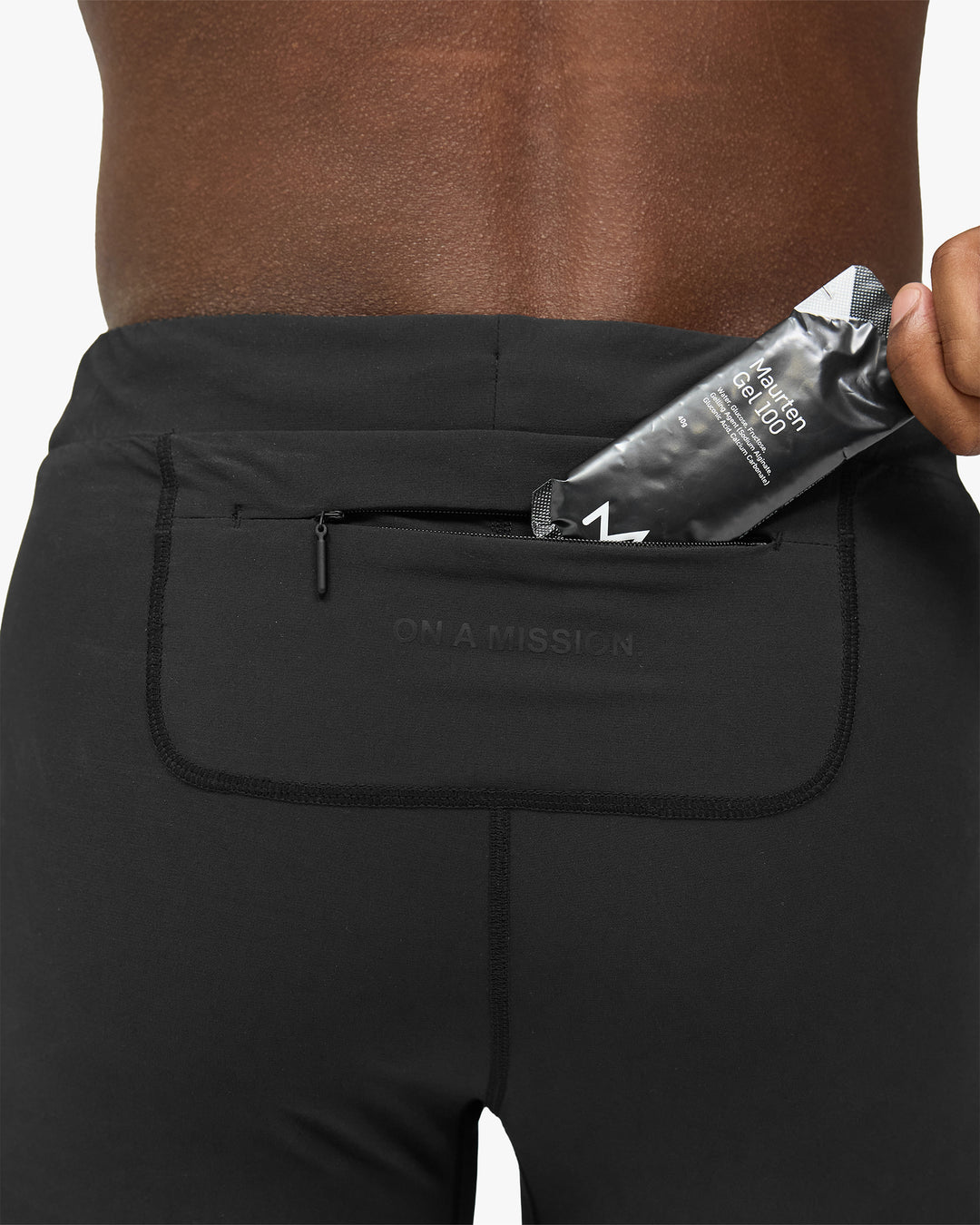 247 Represent Mens Ghost Half Tight - Jet Black - AW26