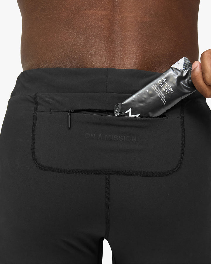247 Represent Mens Ghost Half Tight - Jet Black - AW26