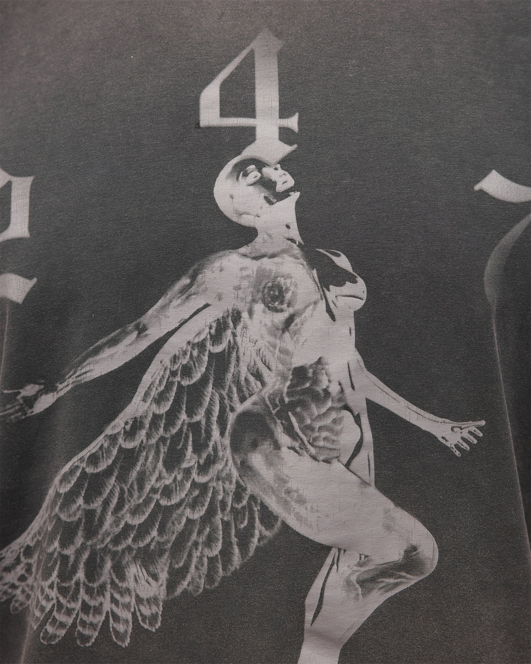 247 Represent Mens Angel Tee - Vintage Black - AW26