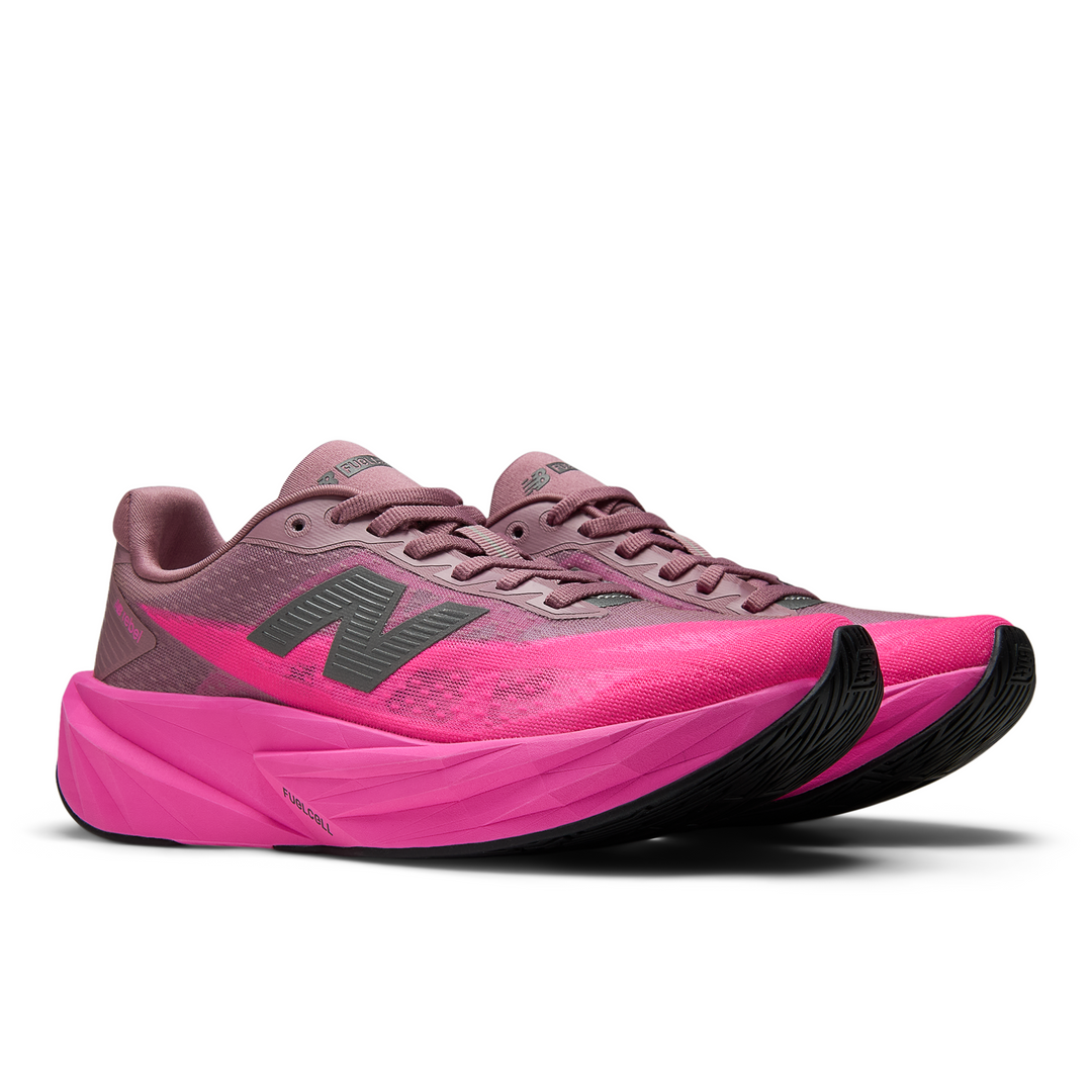 New Balance Womens FuelCell Rebel V5 - Pink Heat/Rosewood - Neutral - SS26