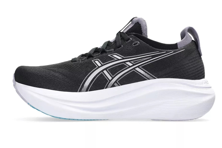 Asics Womens Gel Nimbus 27 - Black/Dusk Violet - Neutral - AW25