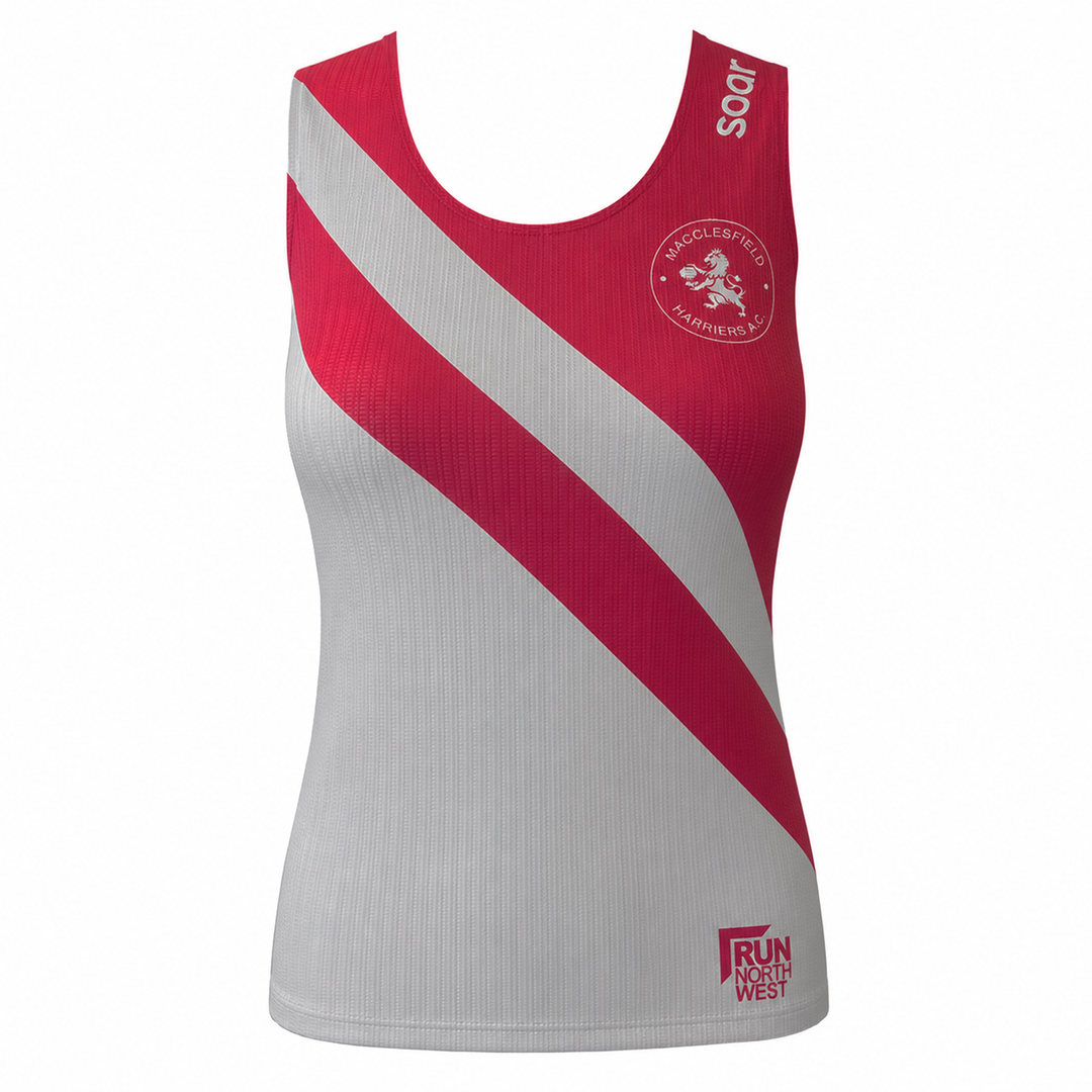 Macclesfield Harriers Soar Race Vest - Womens