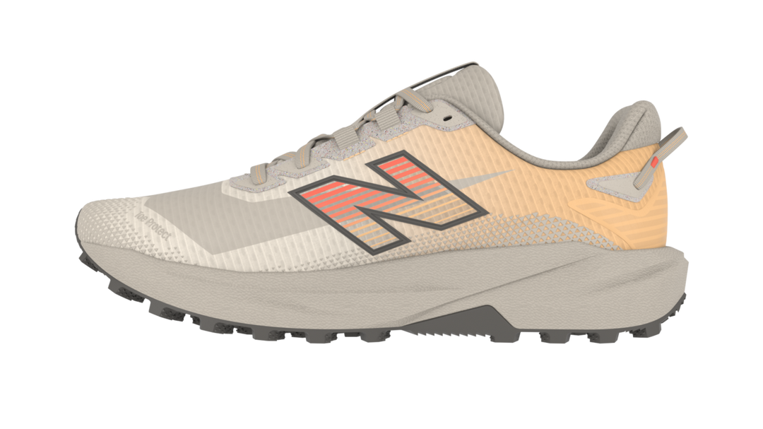 New Balance Womens Fuelcell Rebel Trail - White Peach/Timberwolf - Trail - SS26
