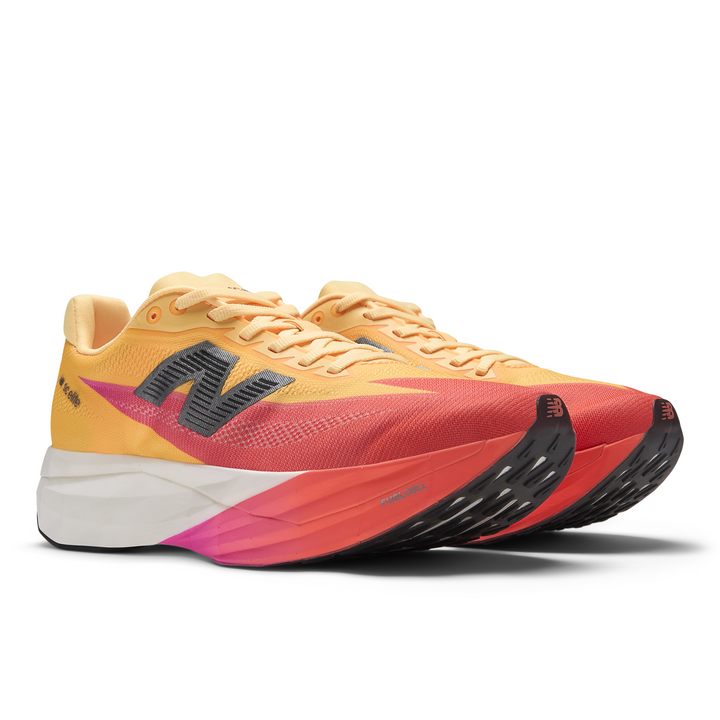 New Balance Womens FuelCell SuperComp Elite V5 - Tangerine Heat/White Peach/Pink Heat - Neutral - SS26