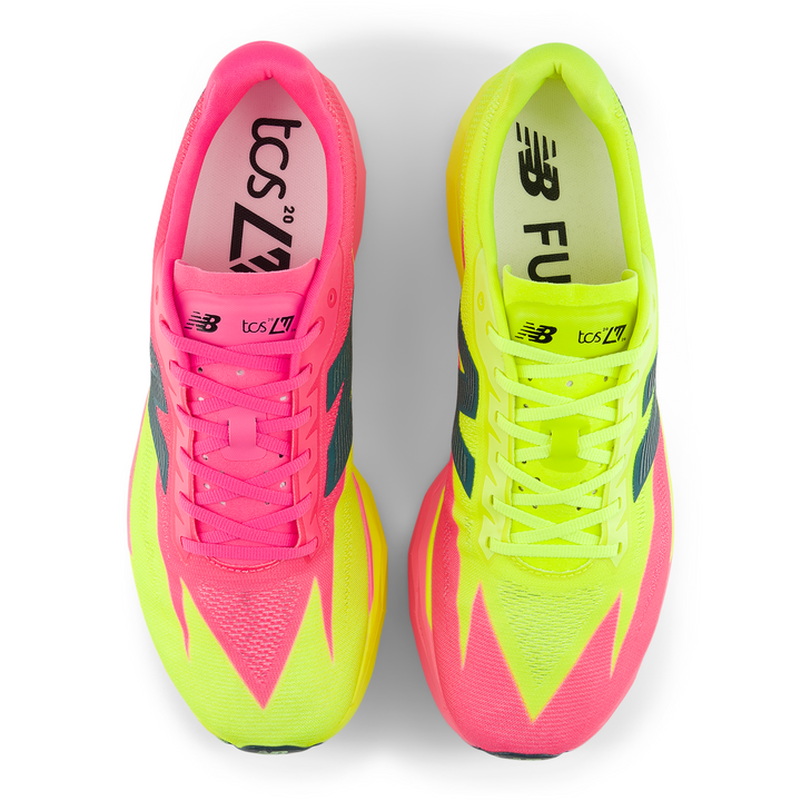 New Balance Womens FuelCell SuperComp Elite V5 London Edition - Pink Heat/Alkaline Green - Neutral - SS26