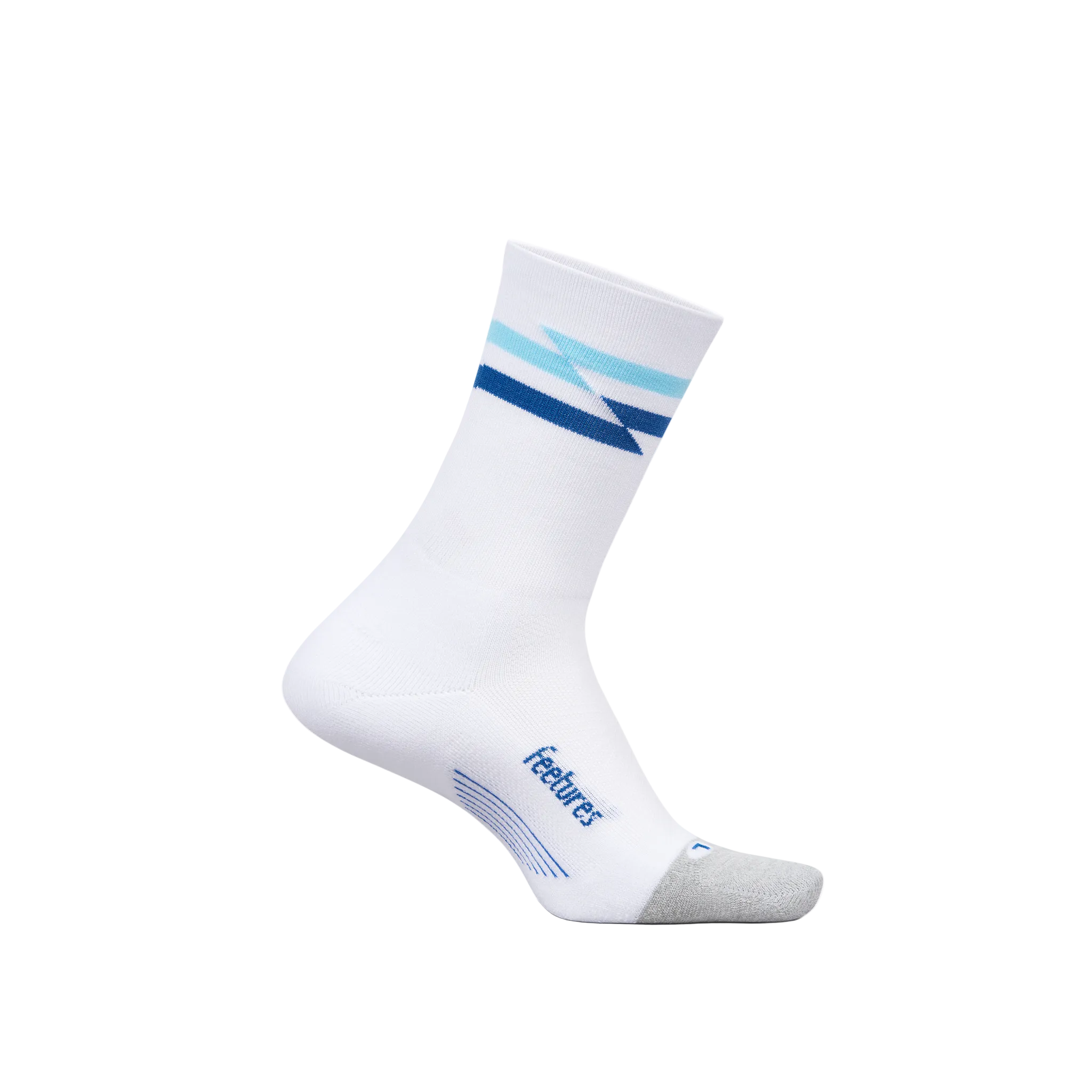 Feetures Elite Light Cushion Mini Crew - Camion Blanc - SS26
