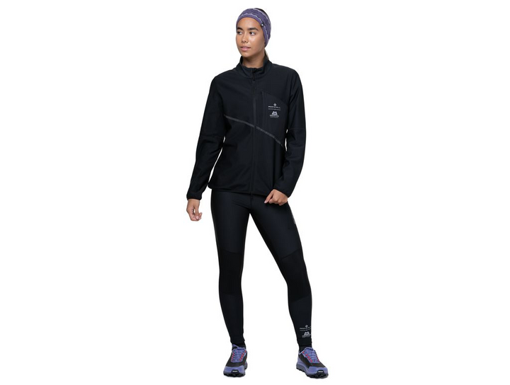 RonHill Womens Tech Gore-Tex Windstopper Jacket - All Black - AW25