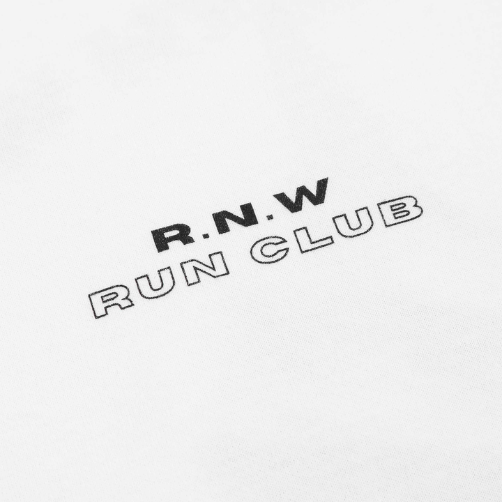 RNW Run Club Cotton Tee - White