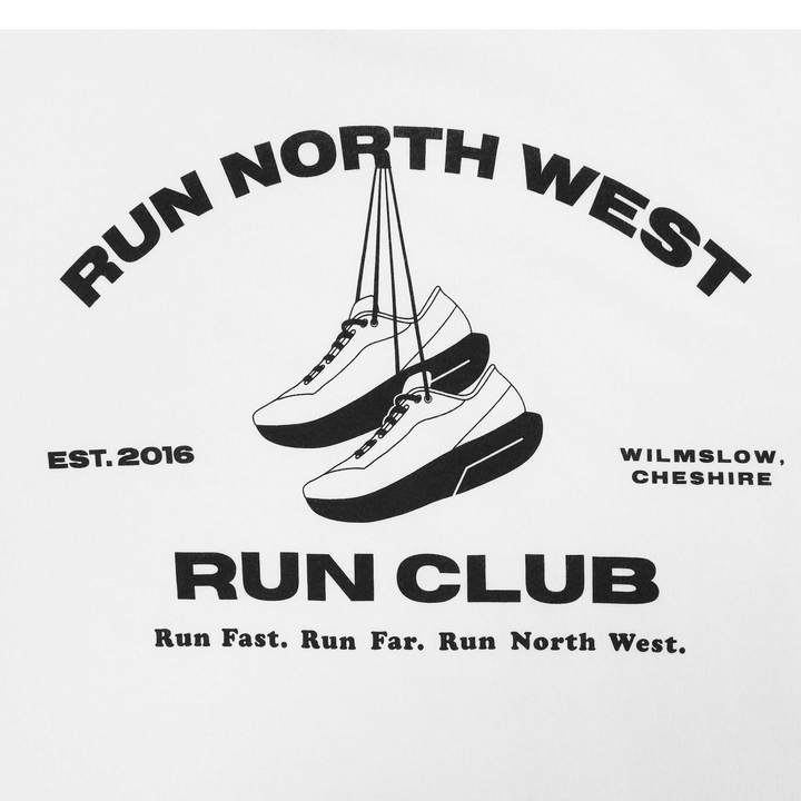 RNW Run Club Cotton Tee - White