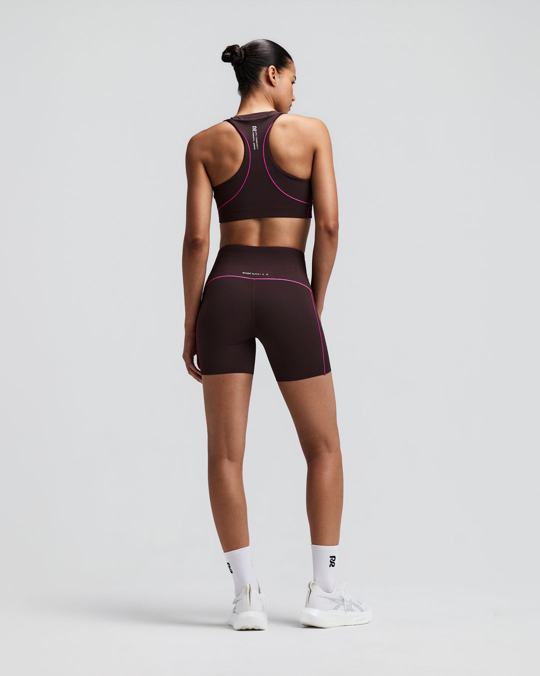 Bandit Women's Vanisher Pop Stitch Arco Run Bra - Espresso - AW26