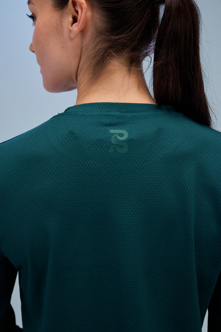Bandit Womens Long Sleeve Micromesh Tee - Storm - SS26