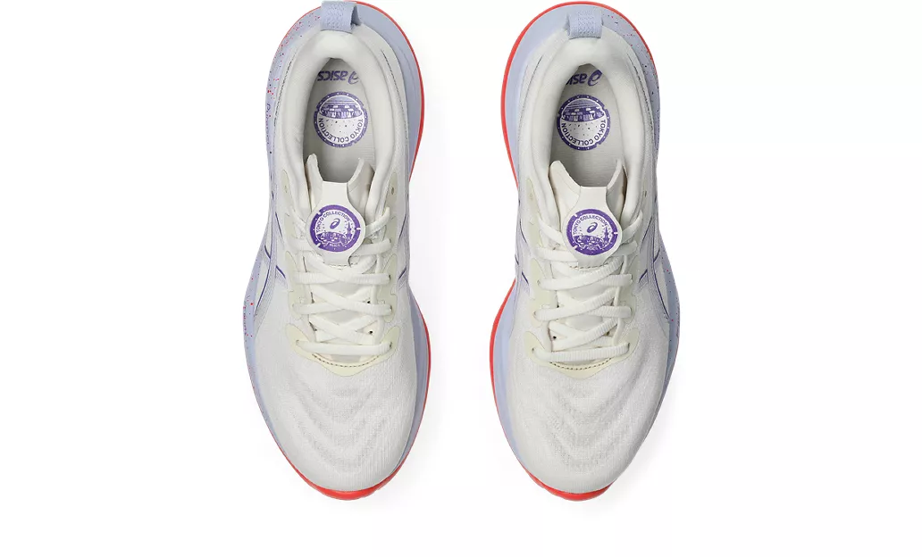 Asics Womens Gel Cumulus 27 Tokyo - Cream/Edo Purple - Neutral - AW25