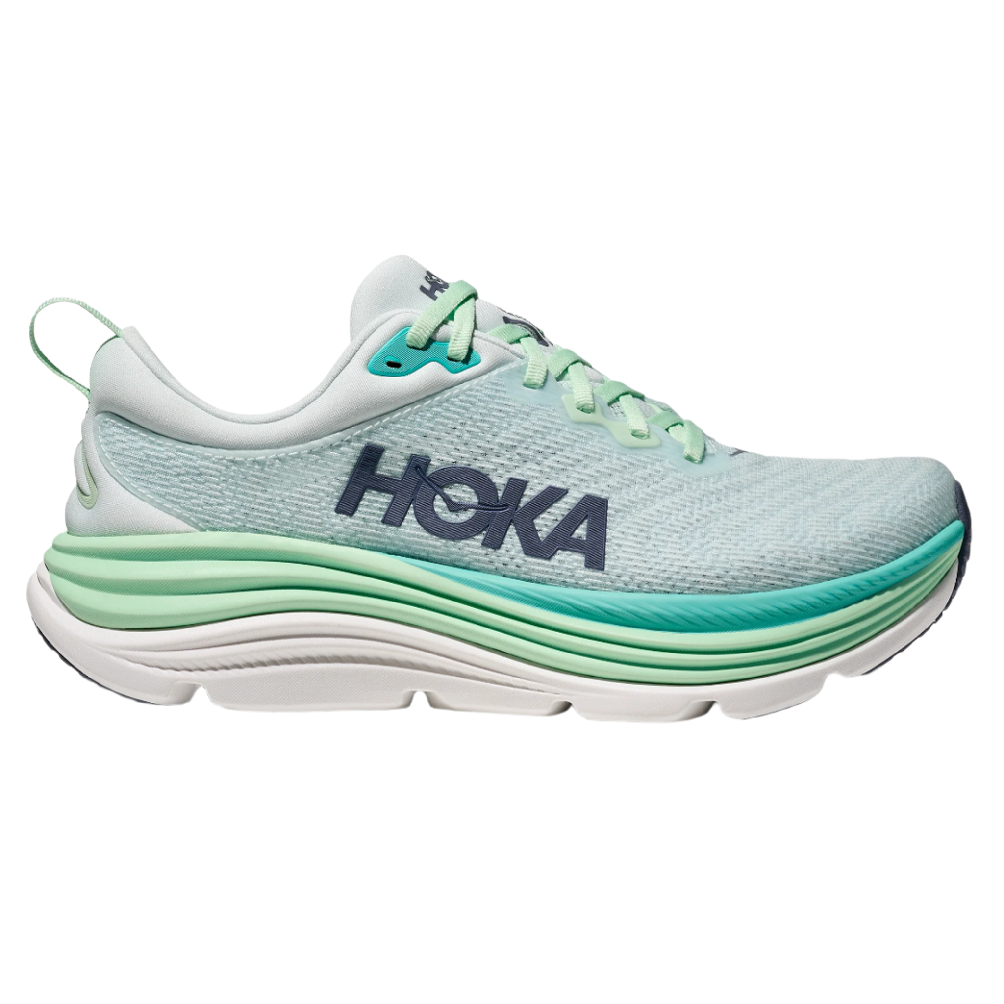 Hoka Womens Gaviota 5 - Snow Melt/Cielo Blue - Stability - SS25