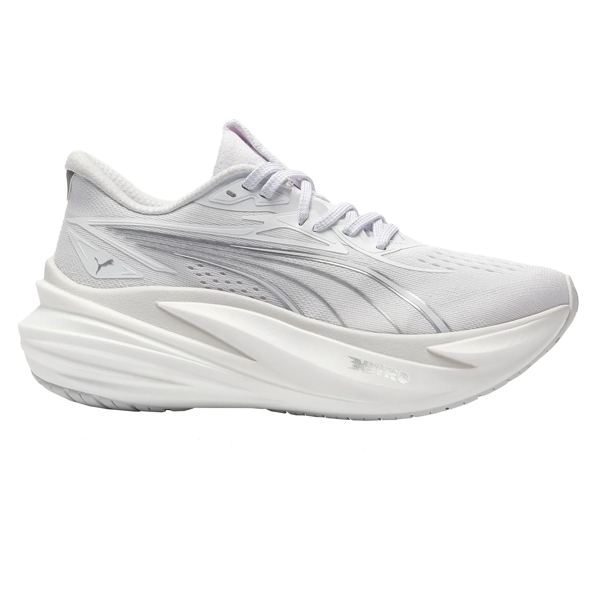 Puma Womens MagMax NITRO 2 - Puma White/Puma Silver - Neutral - SS26