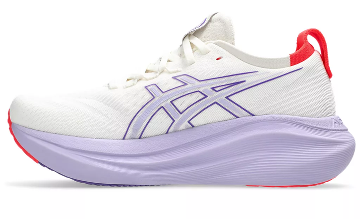 Asics Womens Gel Nimbus 27 Tokyo - Cream/Edo Purple - Neutral - AW25