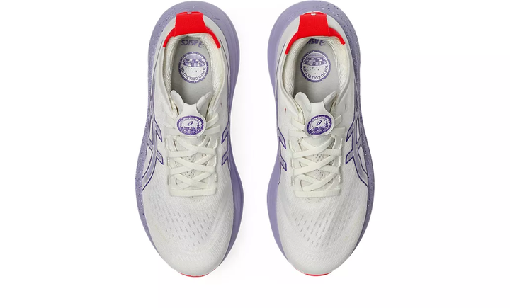 Asics Womens Gel Nimbus 27 Tokyo - Cream/Edo Purple - Neutral - AW25