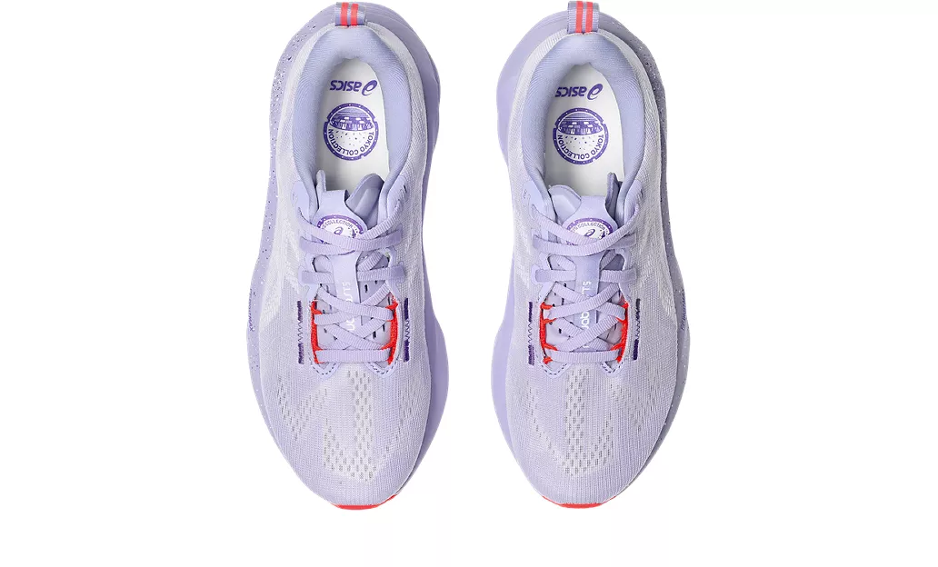 Asics Womens Novablast 5 Tokyo - Vapor/Edo Purple - Neutral - AW25