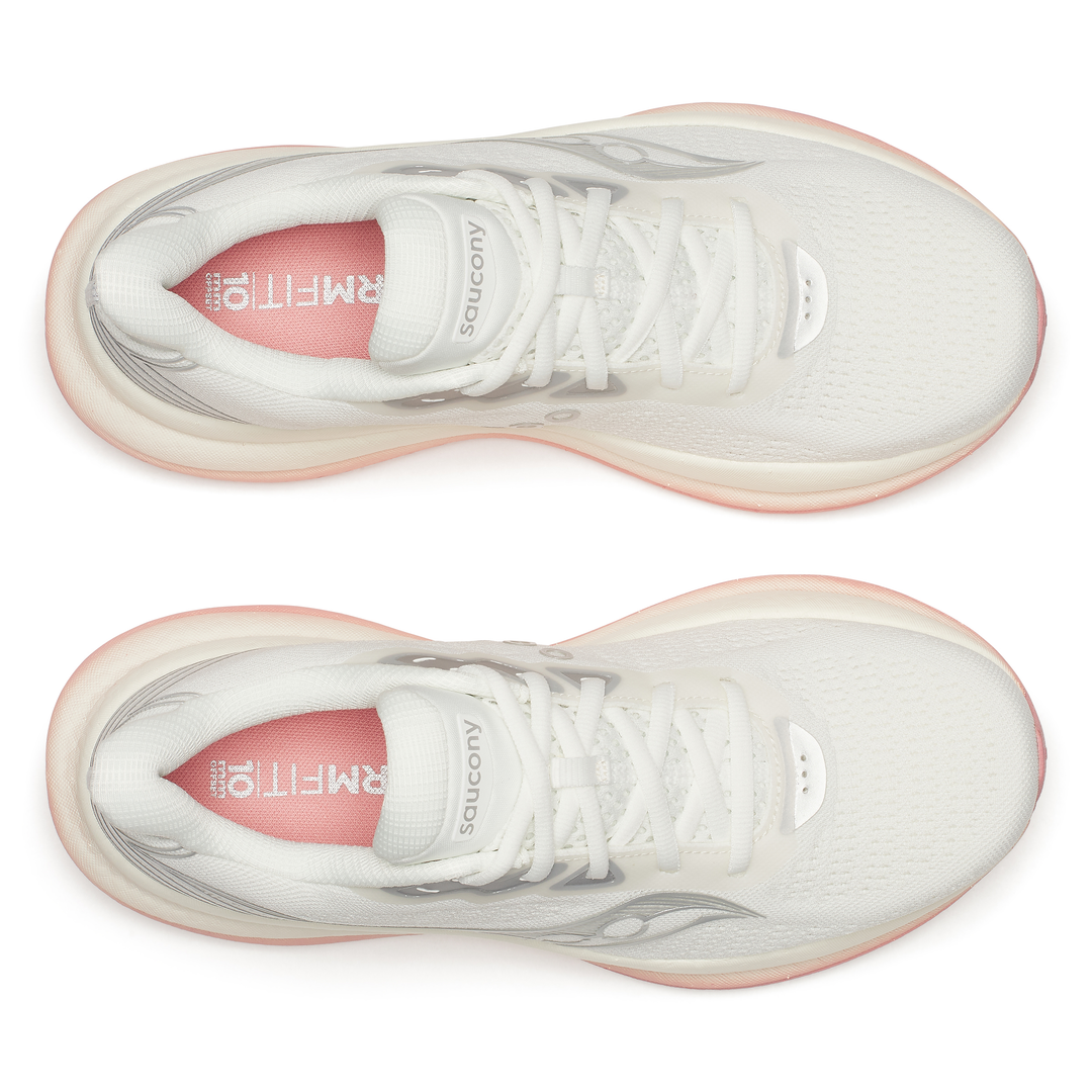 Saucony Womens Triumph 23 - Ivory/Mauve - Neutral - SS26