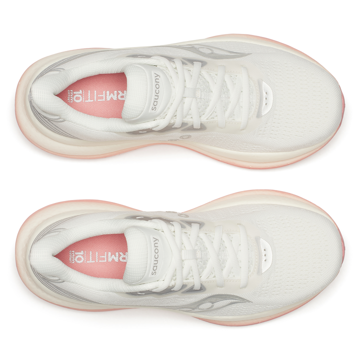 Saucony Womens Triumph 23 - Ivory/Mauve - Neutral - SS26