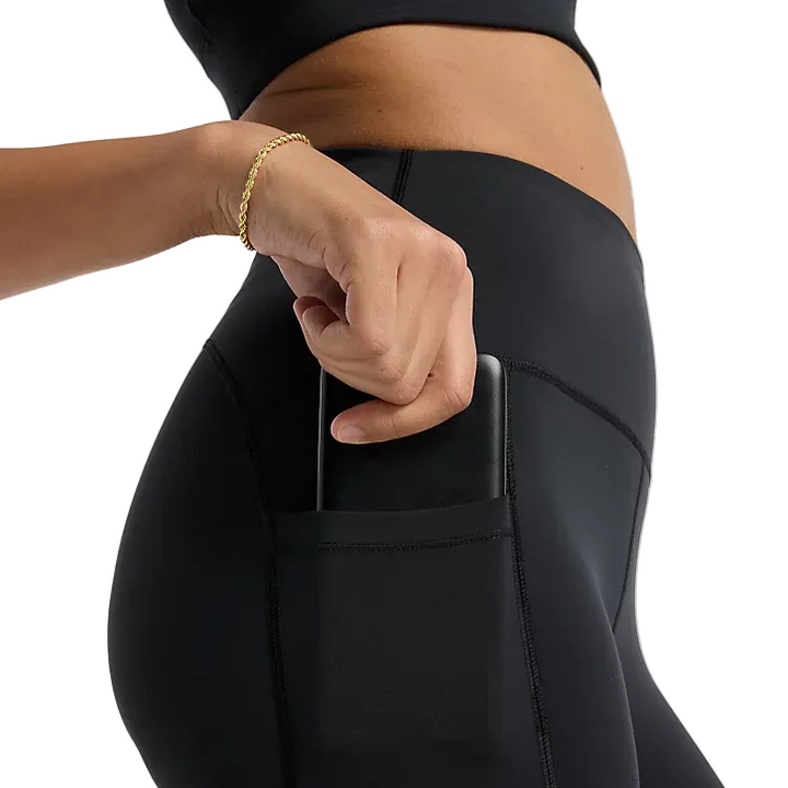 New Balance Womens RC Pocket Legging 25" - Black