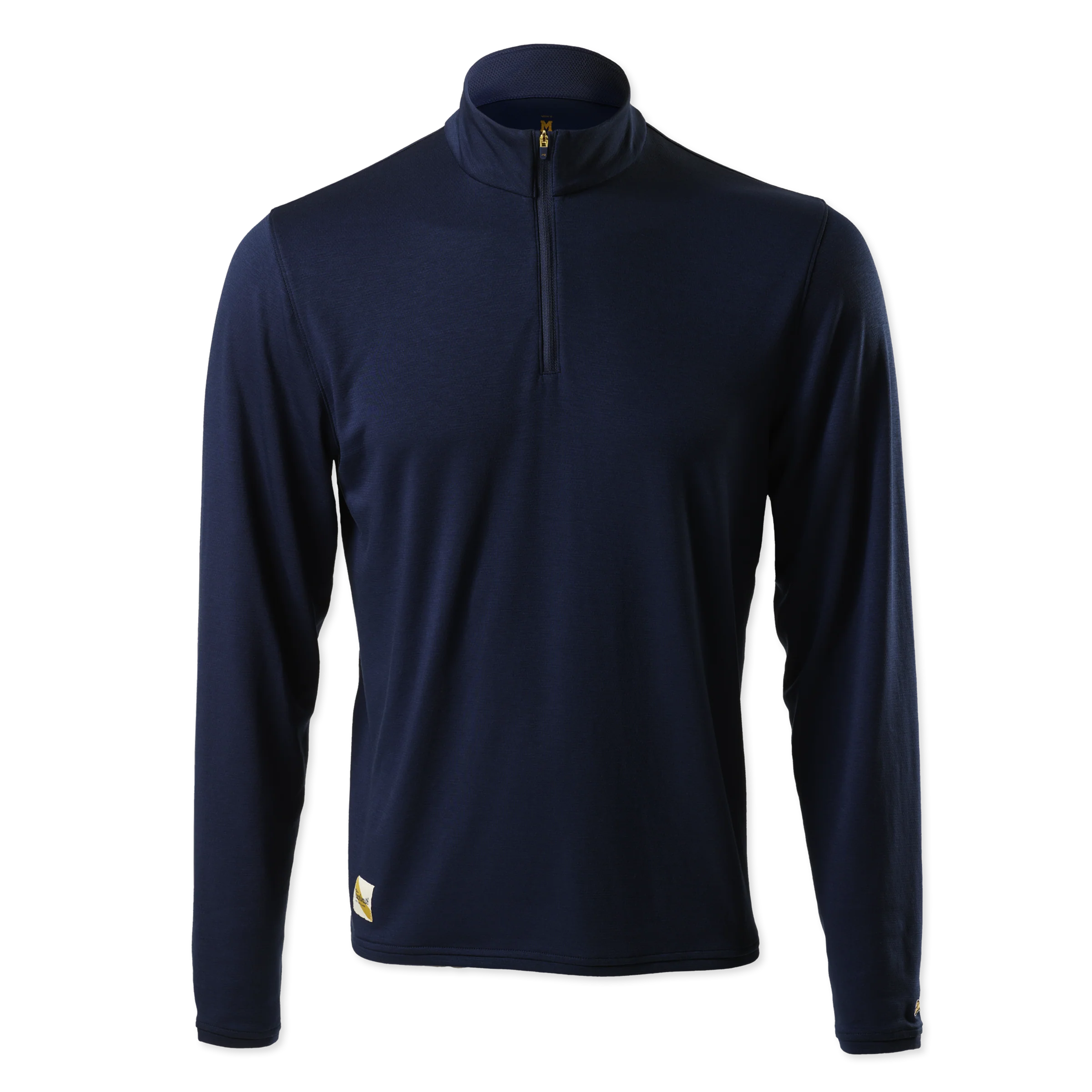 Tracksmith Mens Quarter Zip - Navy - AW25