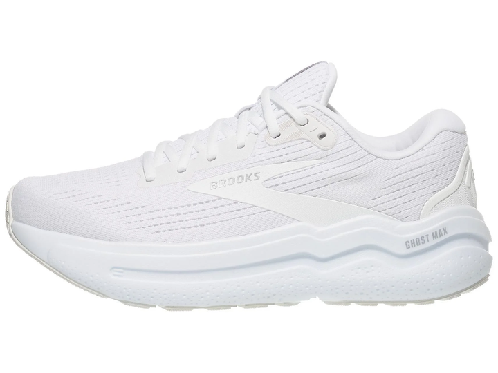 Brooks Mens Ghost Max 2 - Bright White/Bright White - Neutral