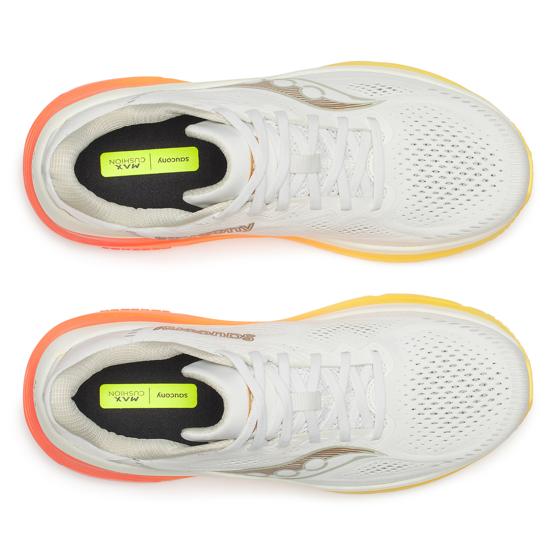 Saucony Mens Guide 19 - Ivory/Fire - Stability - SS26