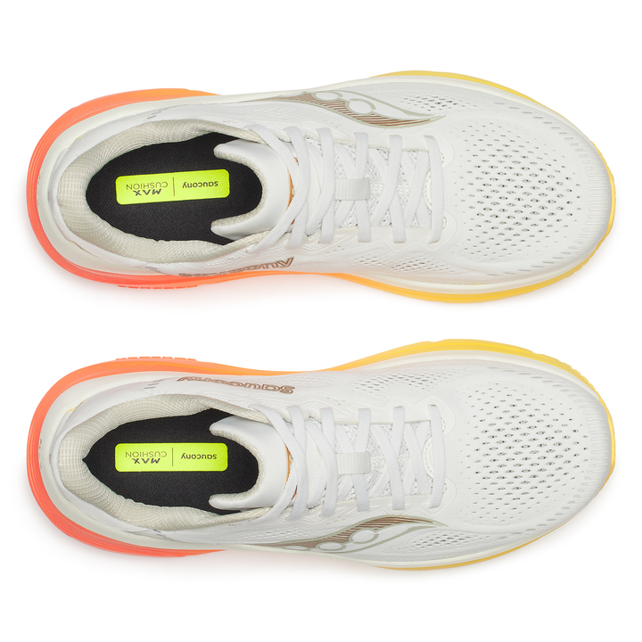 Saucony Mens Guide 19 - Ivory/Fire - Stability - SS26