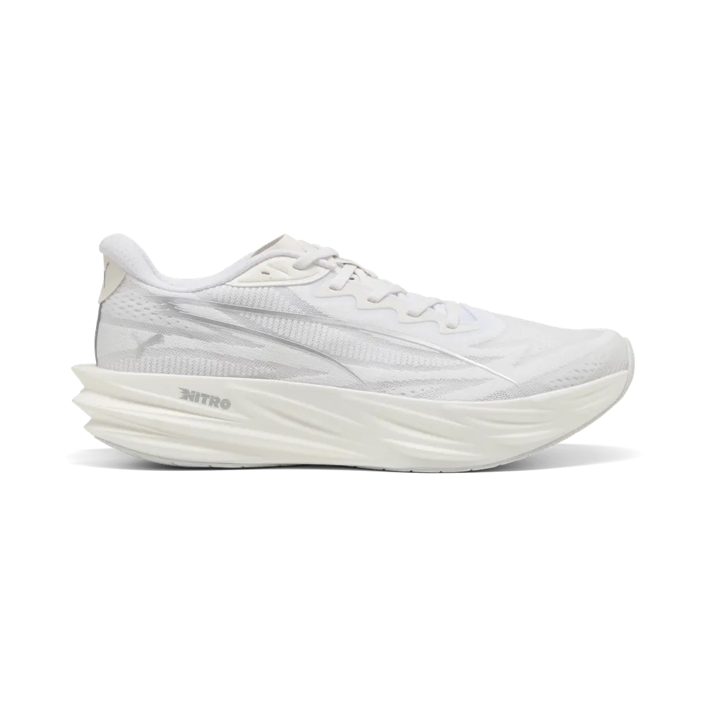 Puma Mens Deviate Pure NITRO - Puma White/Puma Silver - Neutral - AW26