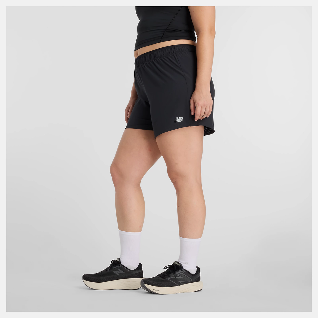 New Balance Womens RC Short 5" - Black