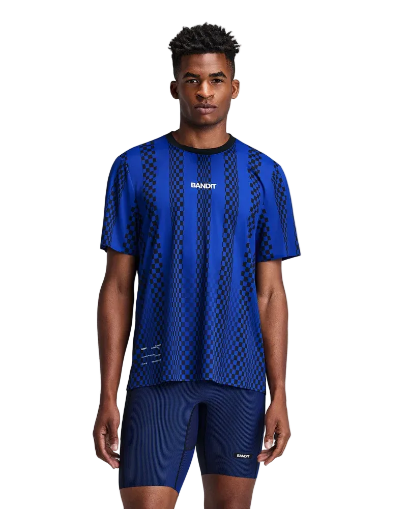 Bandit Men's Specter Performance Tee with Flopack - Bauhaus Blue - AW26