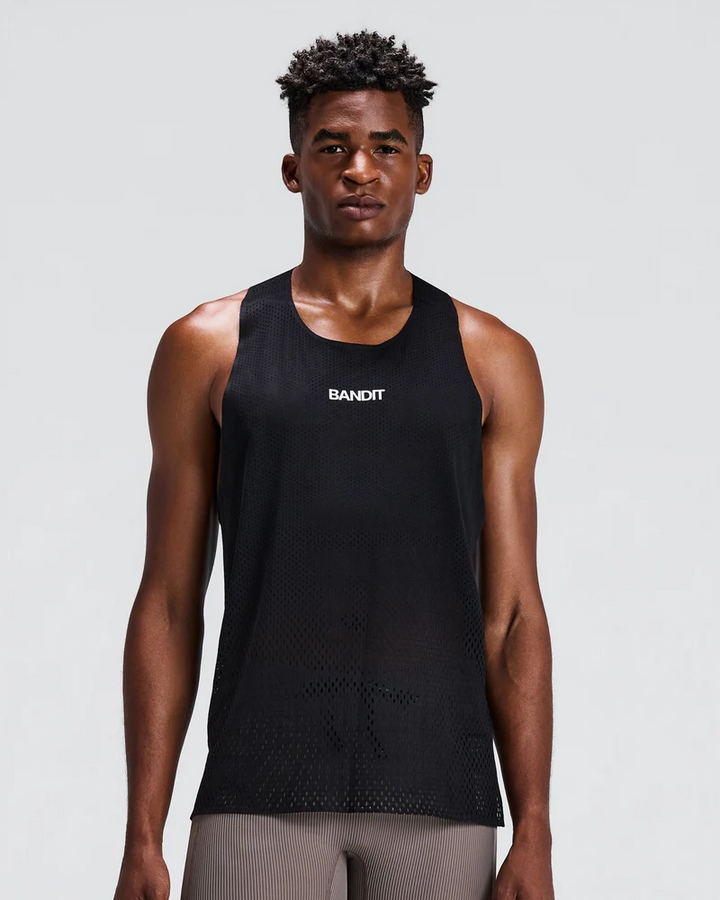 Bandit Men's Shredder Race Singlet - Black - AW26