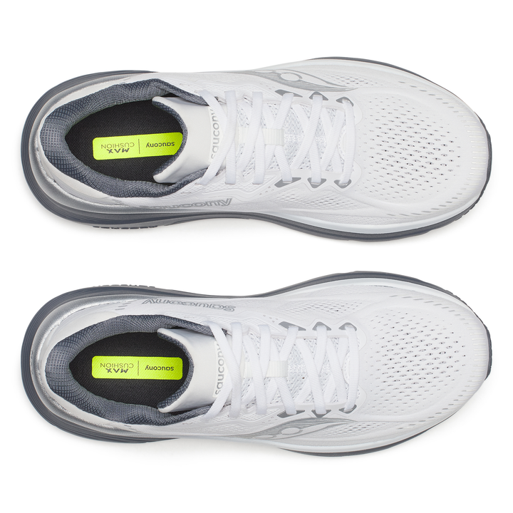 Saucony Mens Guide 19 - White/Shadow - Stability - SS26