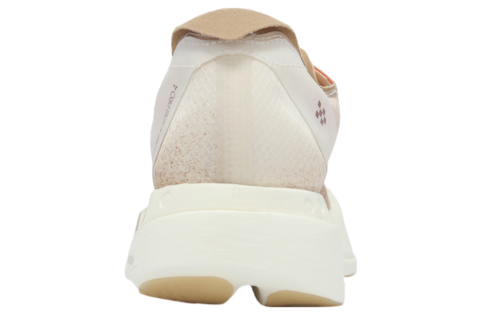 Adidas Womens Adizero Adios Pro 4 - Chalk White/Warm Sandstone/Semi Impact Orange - Neutral - SS25