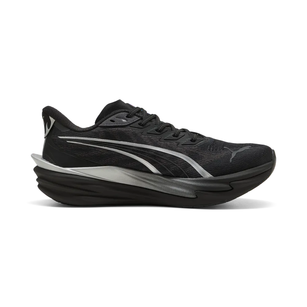 Puma Mens Deviate NITRO 4 Brightstride - Puma Black/Puma Silver - Neutral - AW26