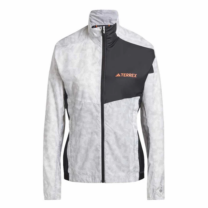 Adidas Womens Terrex Trail Wind Jacket  - White
