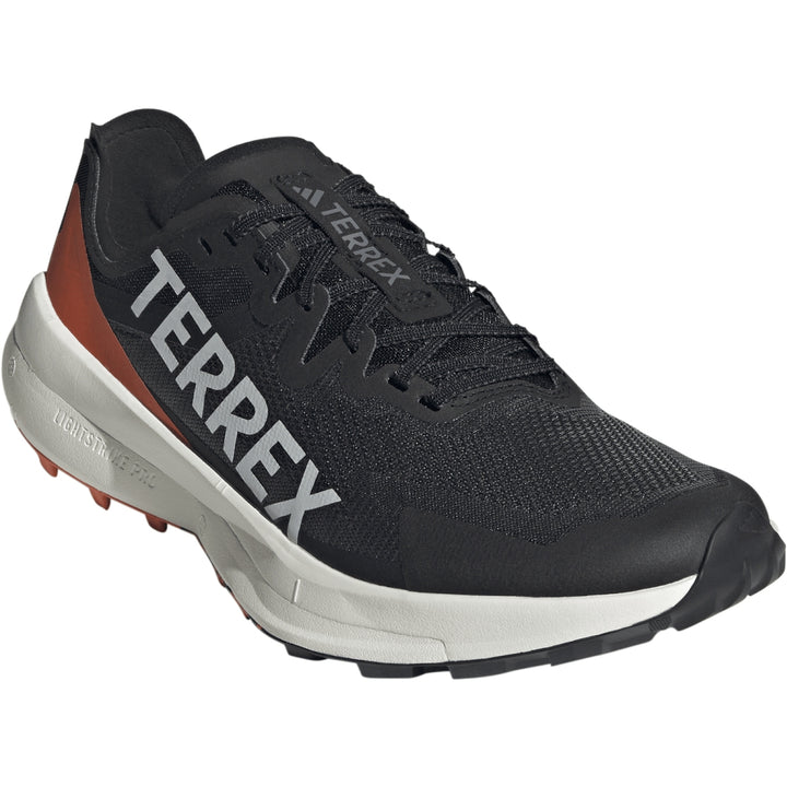 Adidas Mens Terrex Agravic Speed - Core Black/Grey One/Impact Orange - Trail