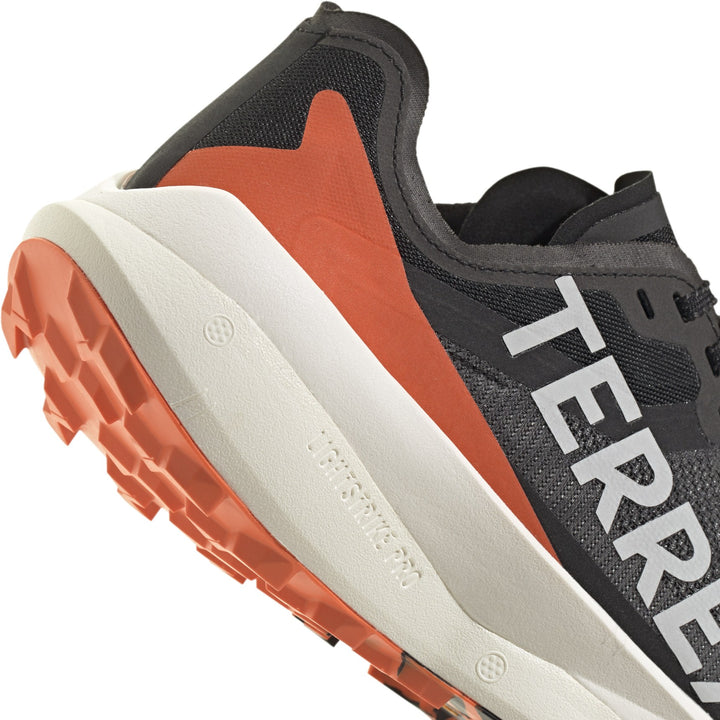 Adidas Mens Terrex Agravic Speed - Core Black/Grey One/Impact Orange - Trail