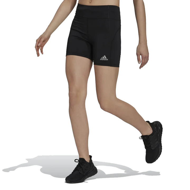 Adidas Womens Own The Run Short Tights - Black