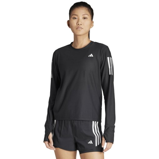 Adidas Womens Own The Run Long Sleeve Black - Black