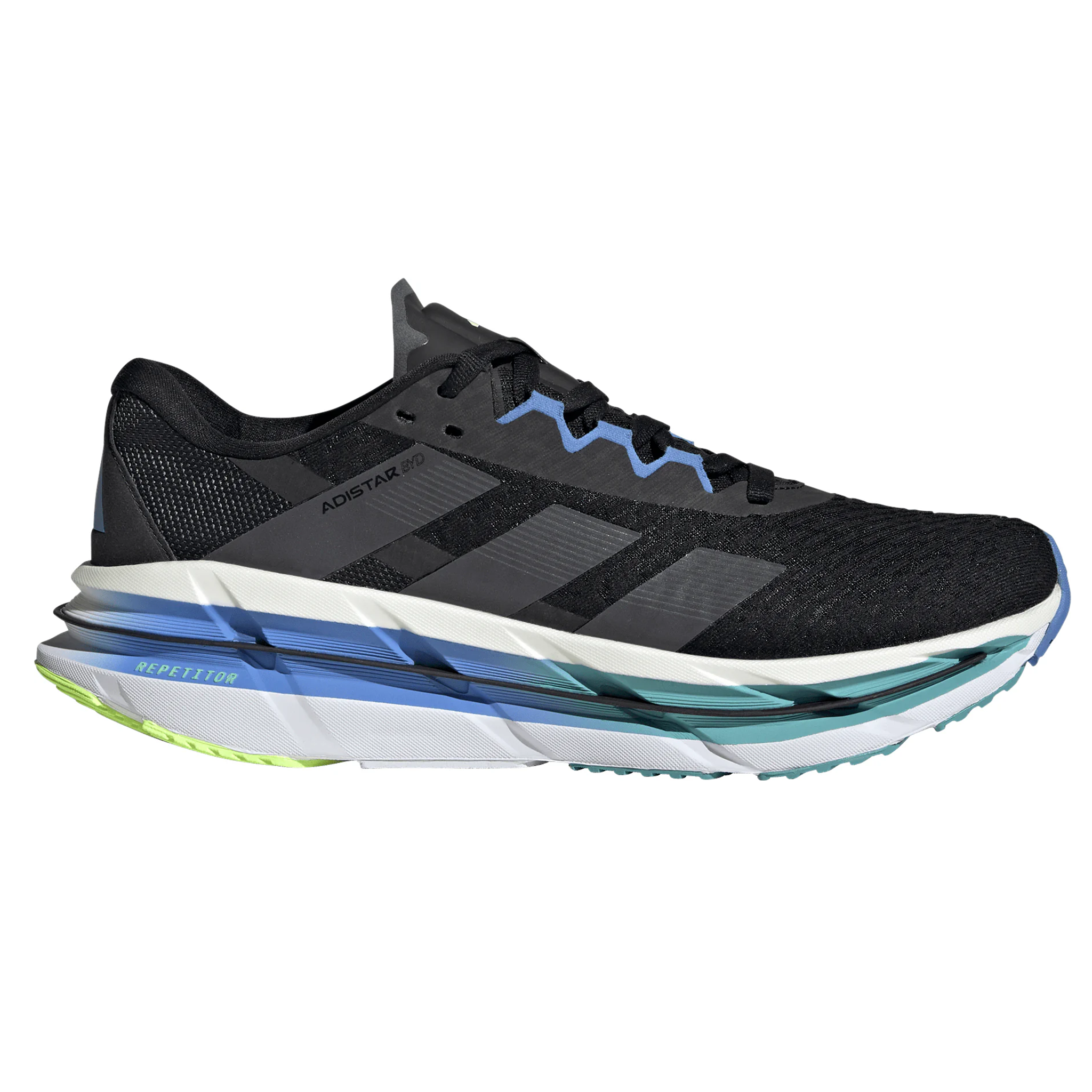 Adidas Mens Adistar BYD - Core Black/Grey Five/Blue Fusion - Neutral - AW25