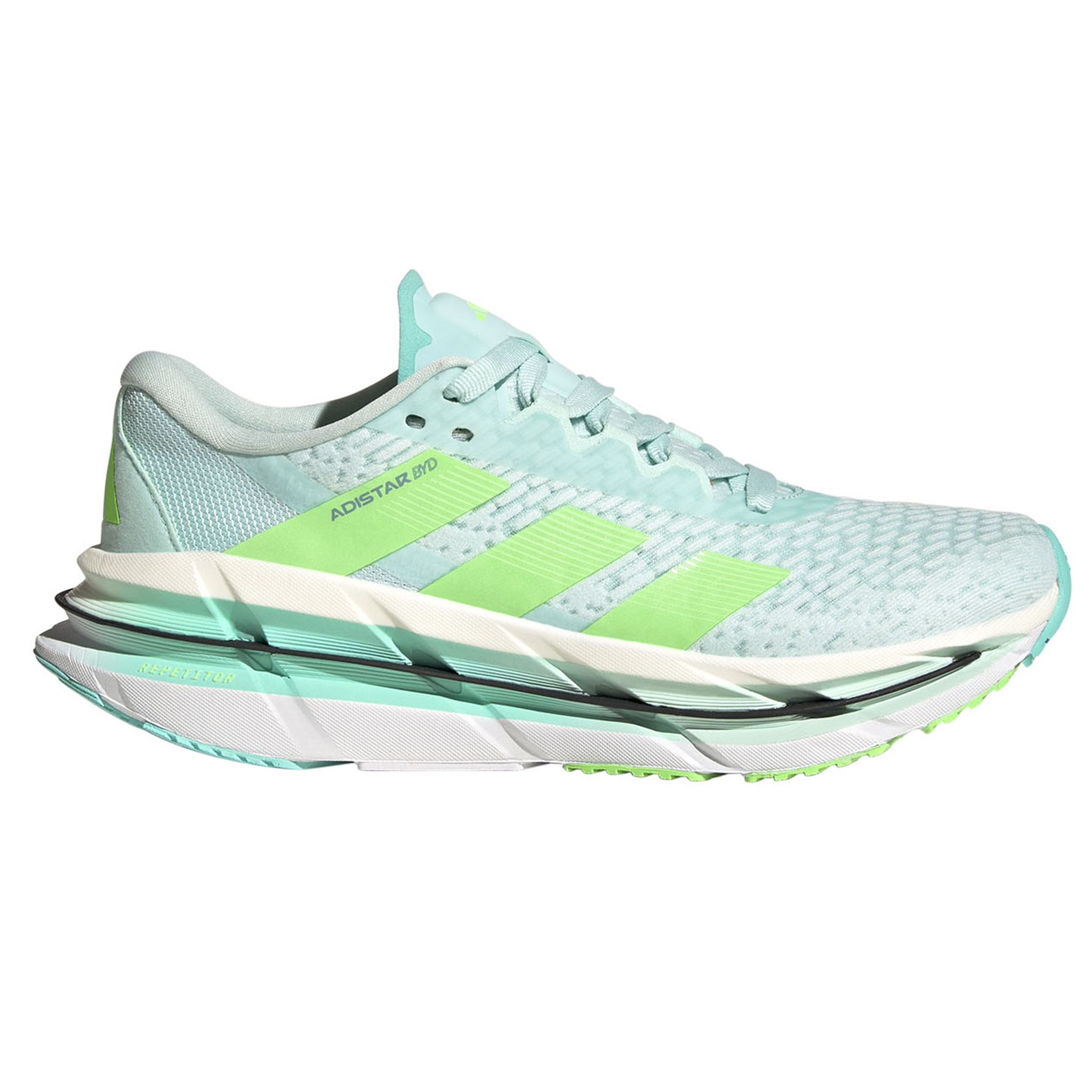 Adidas Womens Adistar BYD - Halo Mint/Lime Burst/Flash Aqua - Neutral - AW25