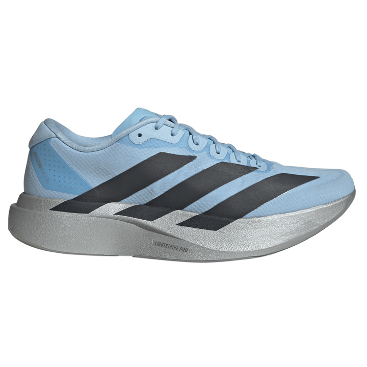 Adidas Mens Adizero Evo SL Woven - Clear Sky/Carbon/Silver Metallic - Neutral - AW26